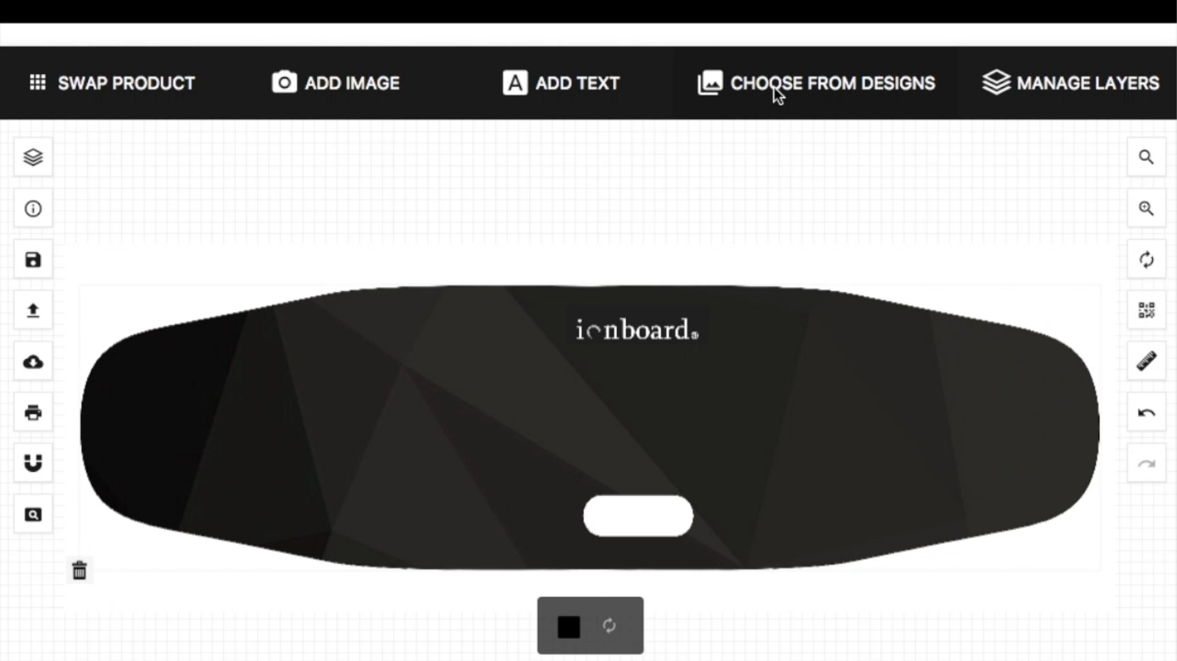 The web customizer tool